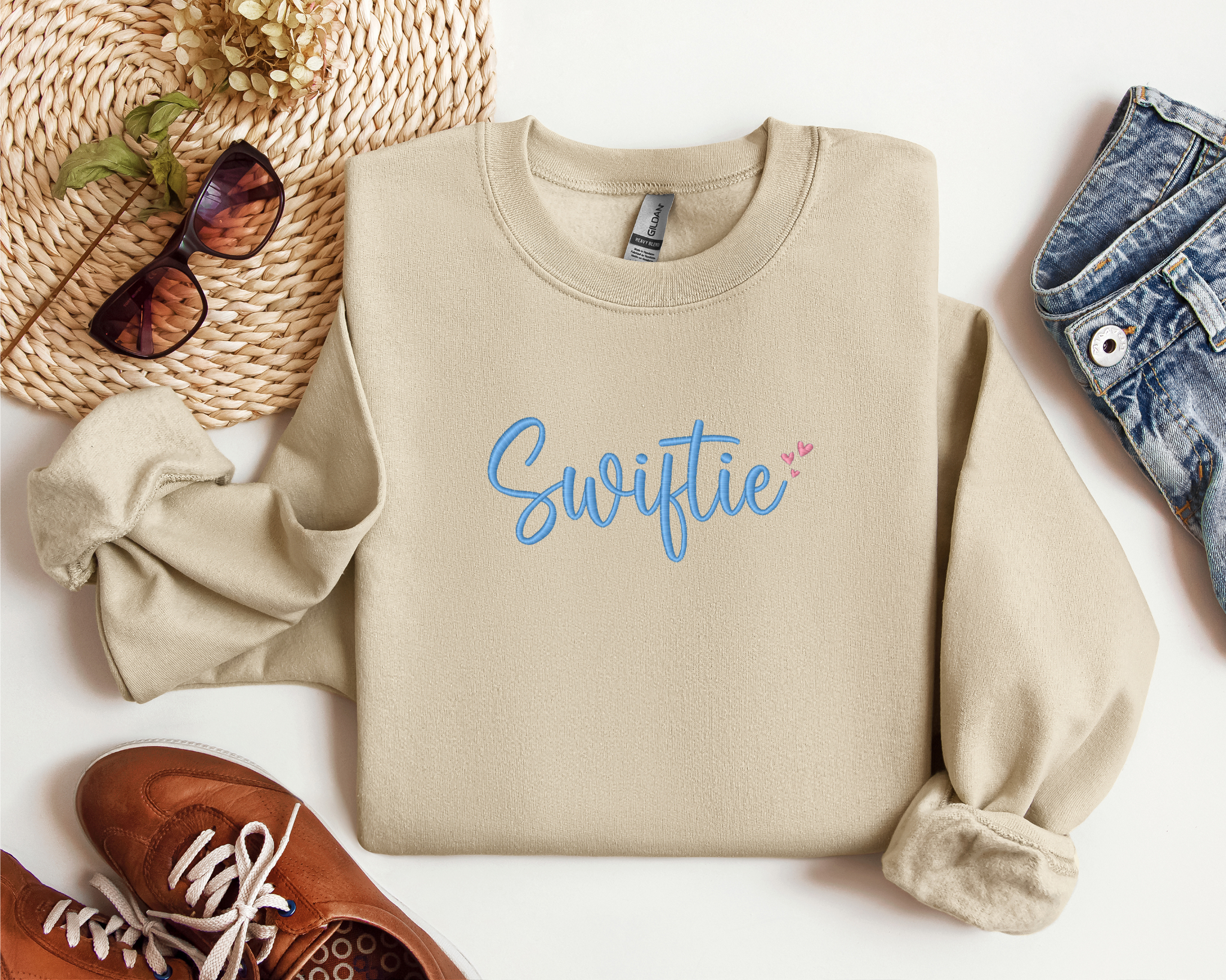 Embroider Swifty Sweatshirt: Taylor Swift-inspired Fashion