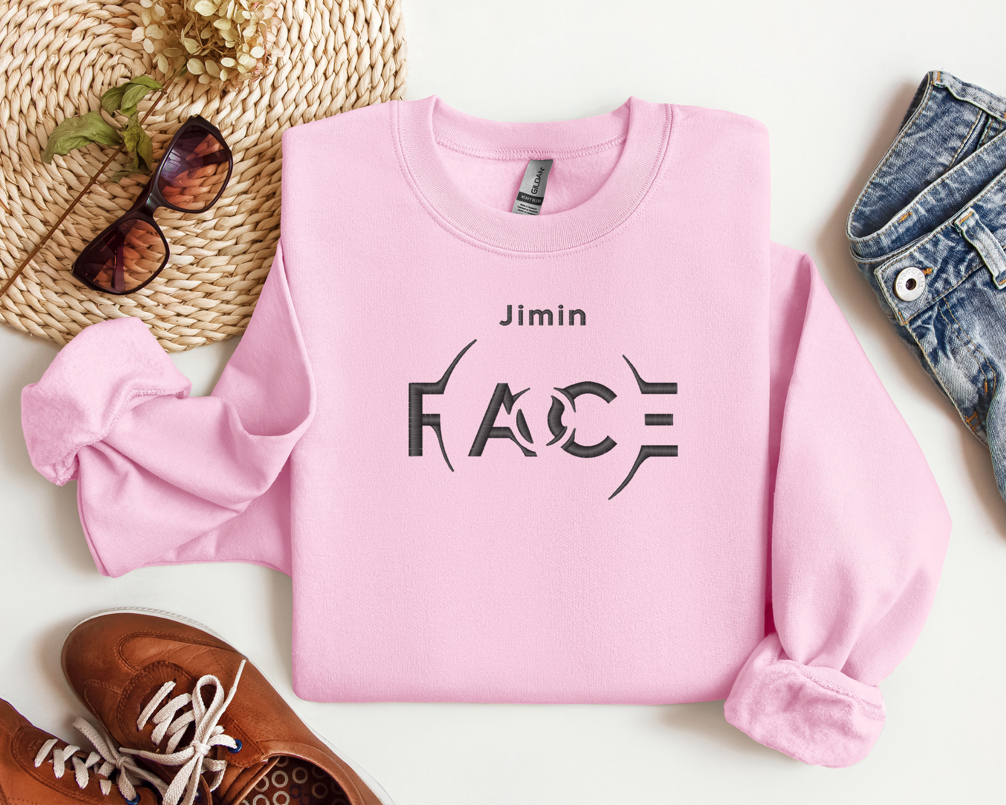 BTS Jimin Face Album Cover Sweatshirt